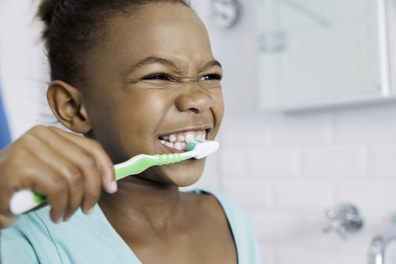 Beautiful Young Girl Brushing Her Teeth. 815356714 5616x3744 Scaled.jpeg
